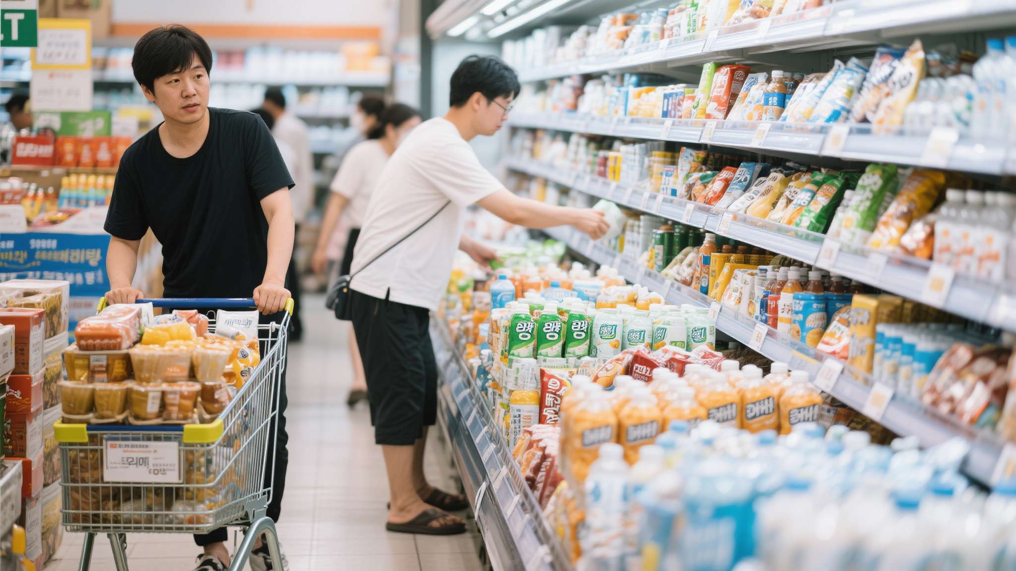 韩国四月遭遇反常热浪! 民众夏季食品采购量大幅上涨 对于普通消费者而言,提前囤购防暑降温食品已成为应对不确定气候的一种理性选择。这种