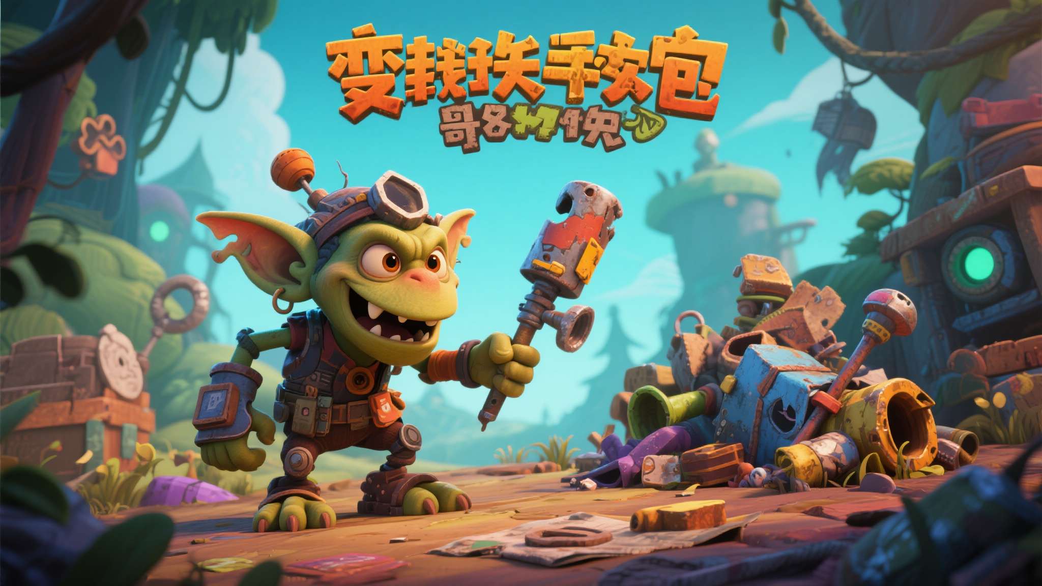 Epic喜加二:免费领《编排者:角色谜题冒险》《变废为宝哥布林》 另一款《变废为宝哥布林》则走向截然不同的风格。玩家扮演一只充满创意的哥布林,利用
